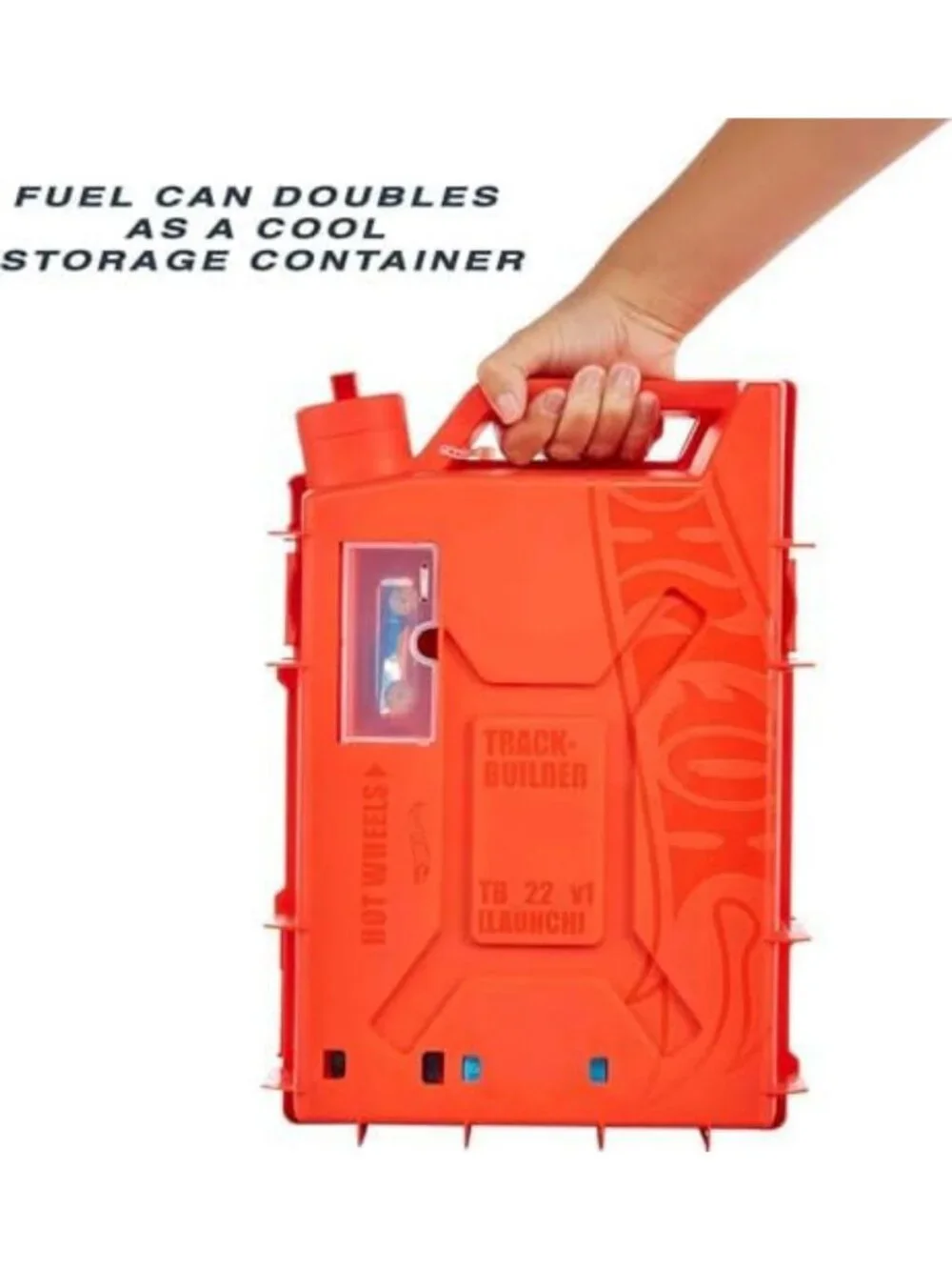 Ultimate Stunt Box Playset with Fuel Can & Cars - Hot Wheels Track Builder Fun!